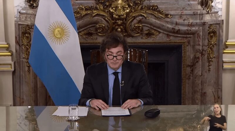 Milei presentará los cambios de la Carta Orgánica del Banco Central por cadena nacional