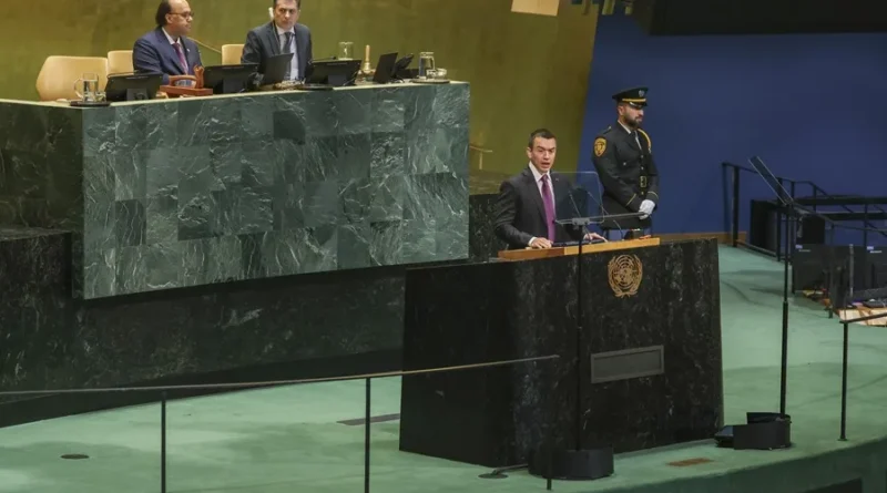 Noboa se reúne con Zelenski en la ONU, que espera «continuar con el diálogo bilateral» entre Ecuador y Ucrania